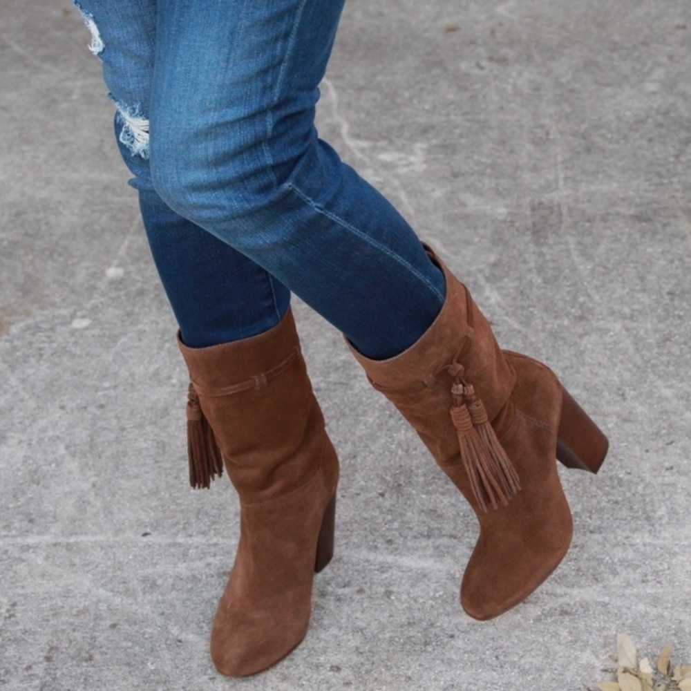 NWOT Vince Camuto Tassel Boots